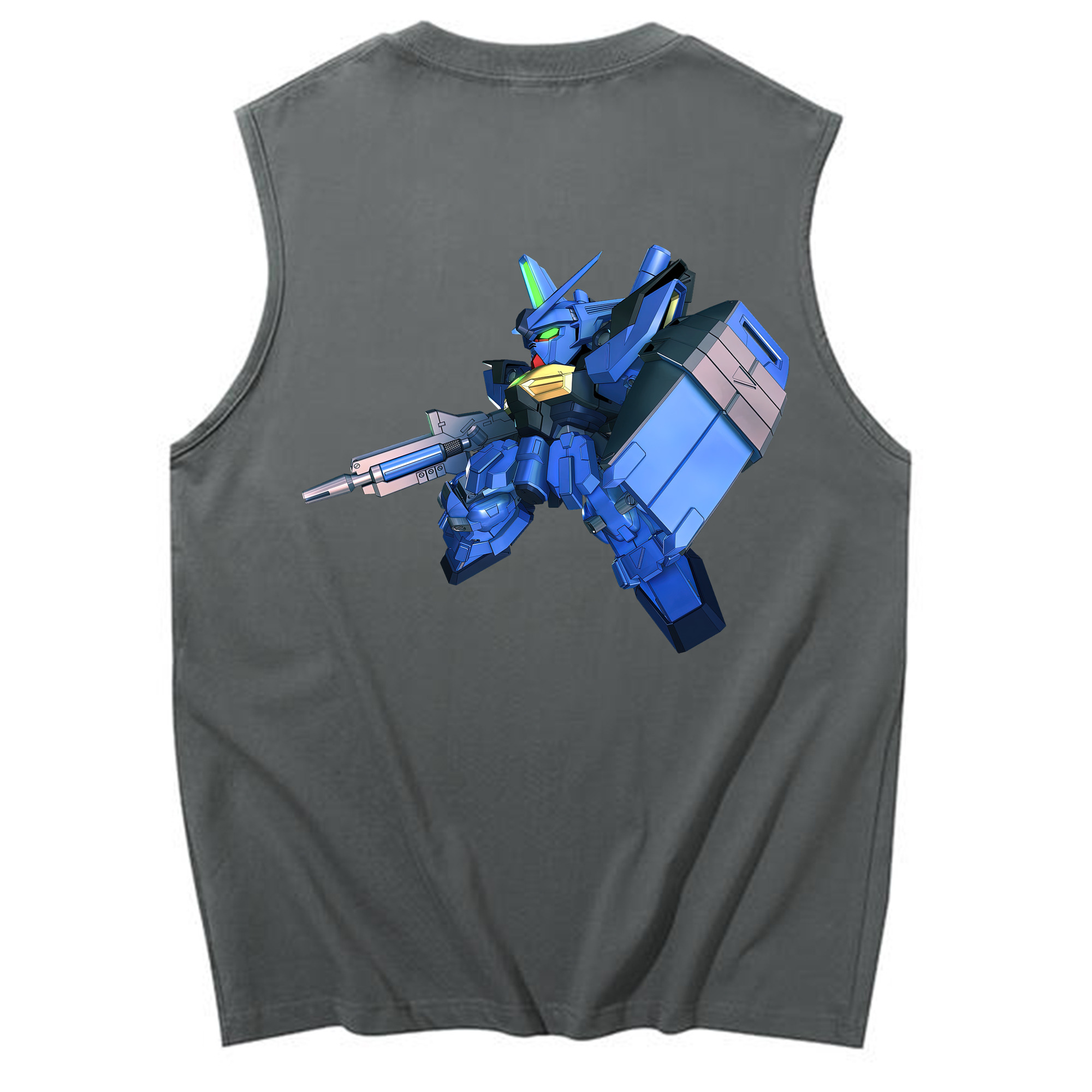 （画像用） 機動戦士ガンダム Mobile Suit Gundam コットン100％タンクトップ（背面プリント）
